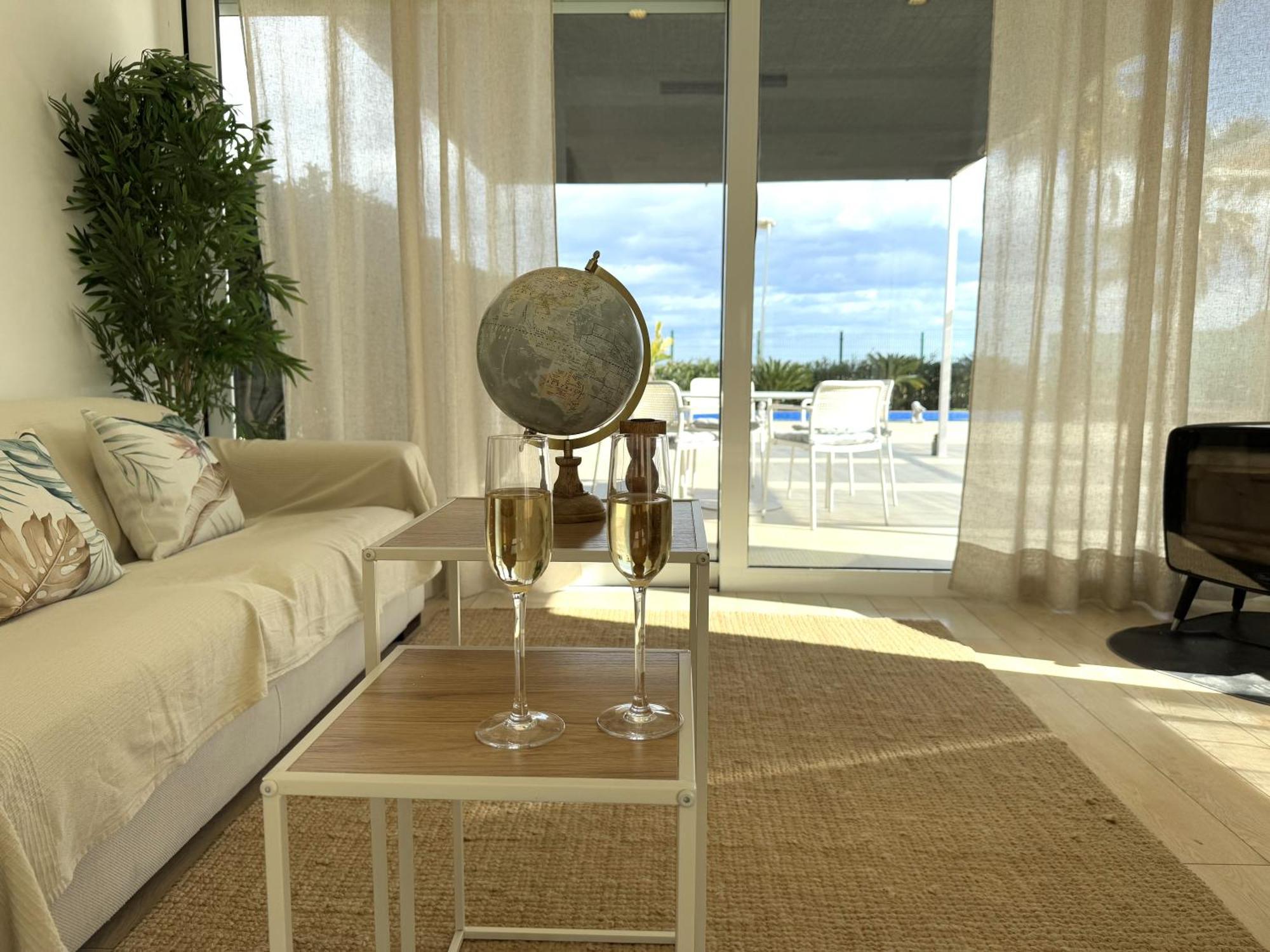 Villa Casa Del Mar, Piscina Privada Frente Al Mar à Cullera Extérieur photo