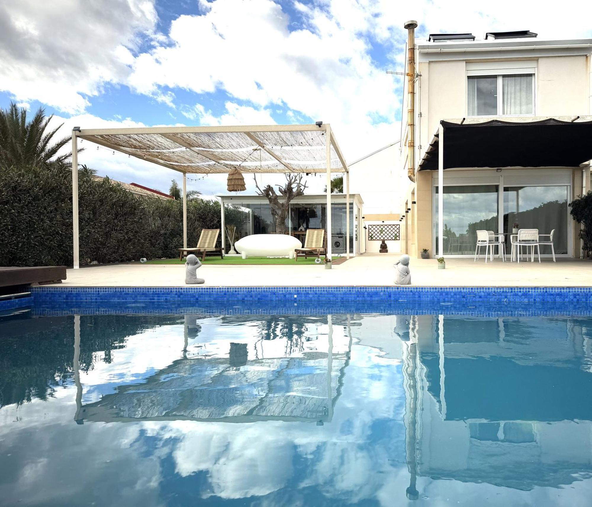 Villa Casa Del Mar, Piscina Privada Frente Al Mar à Cullera Extérieur photo