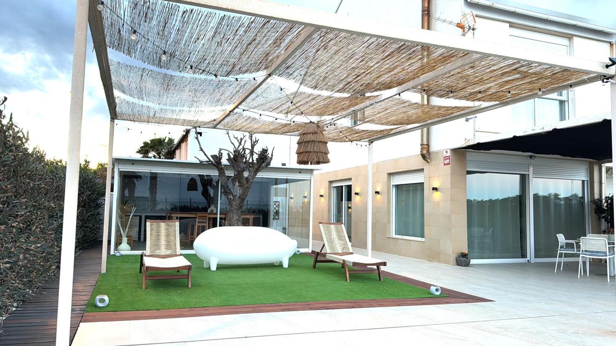 Villa Casa Del Mar, Piscina Privada Frente Al Mar à Cullera Extérieur photo